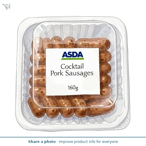 ASDA Cocktail Pork Sausages 160g