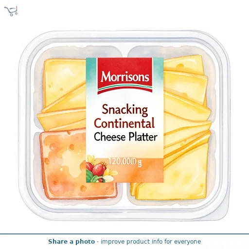 Morrisons Snacking Continental Cheese Platter 120g