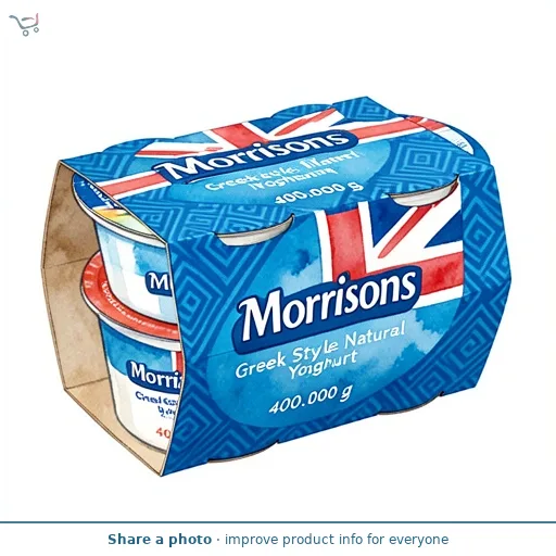 Morrisons Greek Style Natural Yoghurt 
