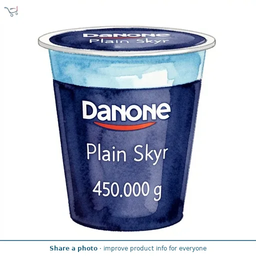 Danone Skyr 0% Fat High Protein Natural Yoghurt 450g