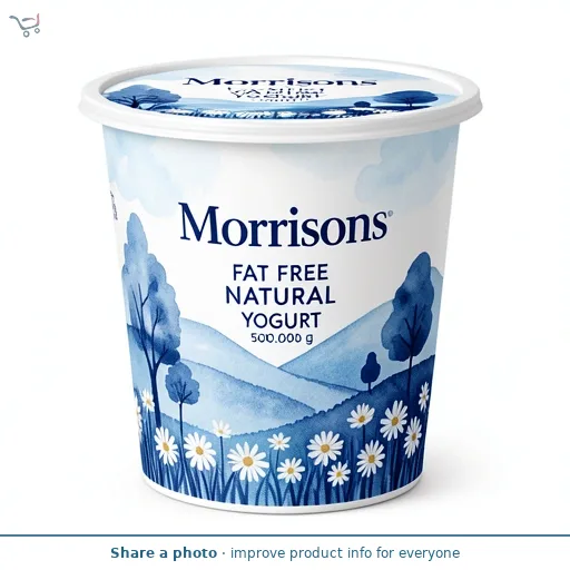 Morrisons Fat Free Natural Yogurt