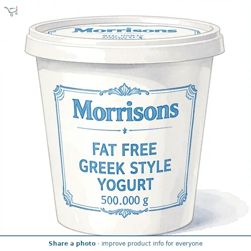 Morrisons Fat Free Greek Style Yogurt 
