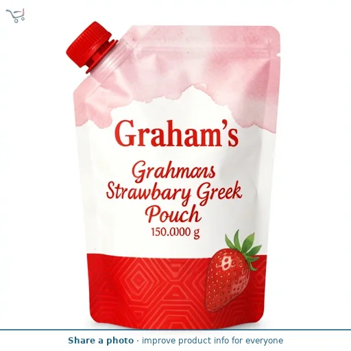 Grahams Strawberry Greek Style Pouch 