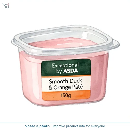 Exceptional by ASDA Smooth Duck & Orange Pâté 150g