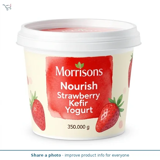 Morrisons Nourish Strawberry Kefir Yogurt 