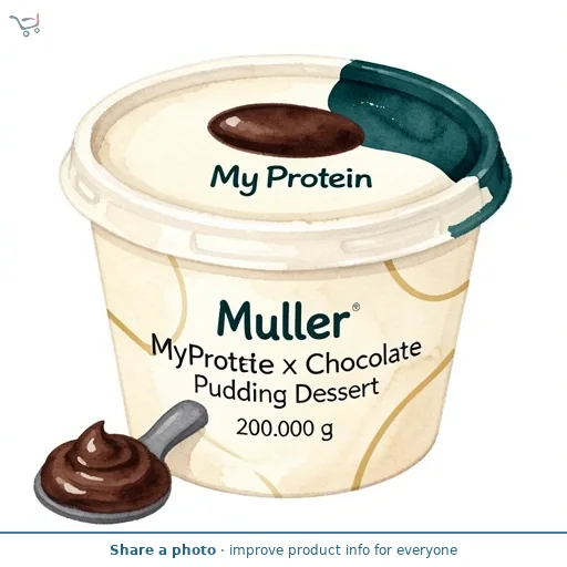 Muller x MyProtein Chocolate Pudding Dessert