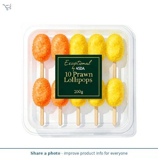Exceptional by ASDA 10 Prawn Lollipops 200g