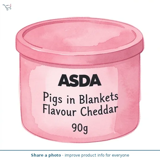 ASDA Pigs in Blankets Flavour Cheddar 90g
