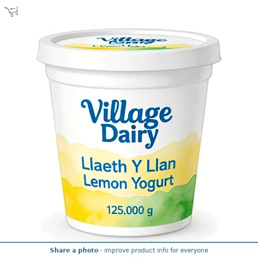 Village Dairy Llaeth Y Llan Lemon Yogurt