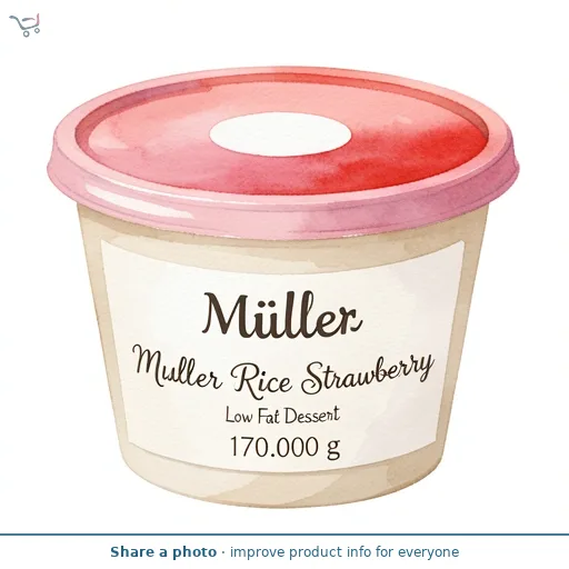 Muller Rice Strawberry Low Fat Dessert 170g