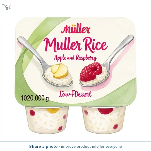 Muller Rice Apple and Raspberry Low Fat Dessert