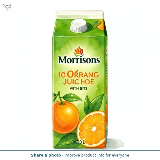 Morrisons 100% Orange Juice with Bits