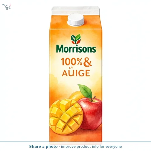 Morrisons 100% Apple & Mango Juice   1L