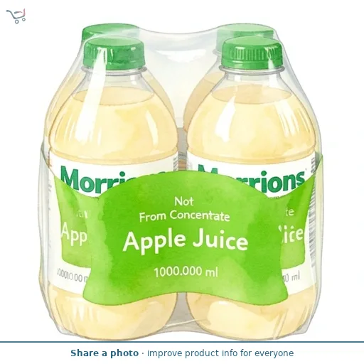 Morrisons Not From Concentrate Apple Juice