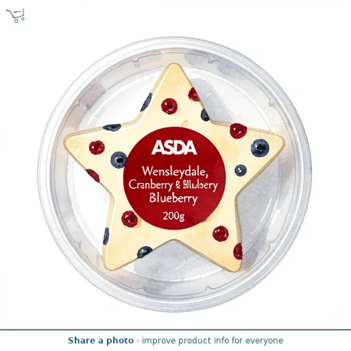 ASDA Wensleydale, Cranberry & Blueberry 200g
