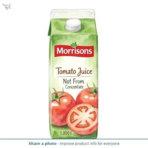 Morrisons Tomato Juice Not From Concentrate