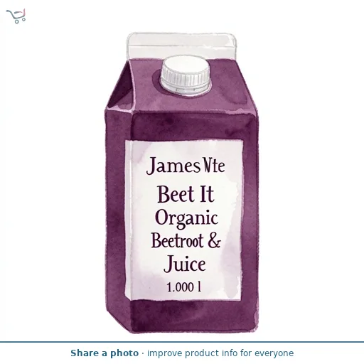 James White Beet It Organic Beetroot & Apple Juice 1L