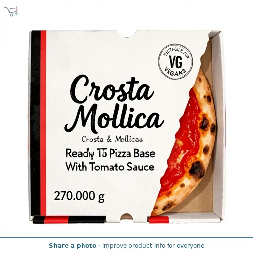Crosta & Mollica Ready To Top Pizza Base With Tomato Sauce