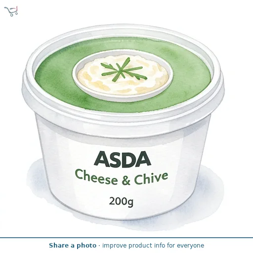 ASDA Cheese & Chive 200g