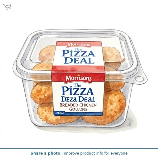 Morrisons The Pizza Deal Breaded Chicken Goujons   270g