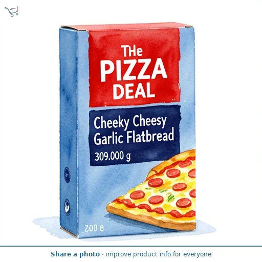 The Pizza Deal Cheeky Cheesy Garlic Flatbread 309g