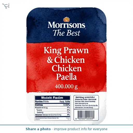 Morrisons The Best King Prawn & Chicken Paella 