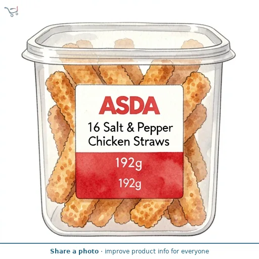 ASDA 16 Salt & Pepper Chicken Straws 192g