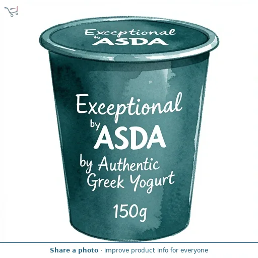 Exceptional by ASDA Exceptional by  Authentic Greek Yogurt 150g