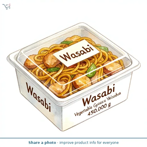 Wasabi Vegetable Gyoza Yakisoba 450g