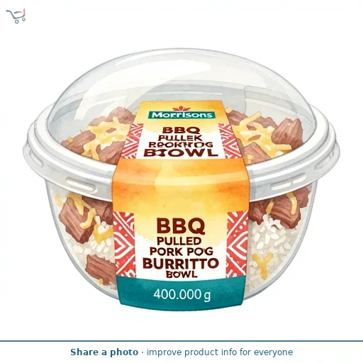 Morrisons BBQ Pulled Pork Burritto Bowl 400g