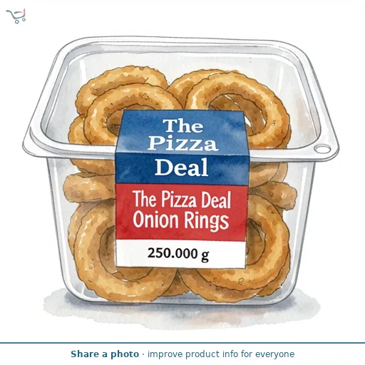 Morrisons The Pizza Deal Onion Rings  250g