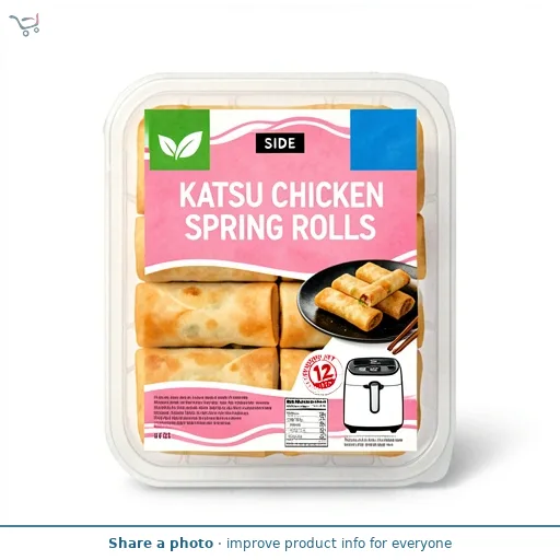 Morrisons Pan Asian Katsu Chicken Spring Rolls