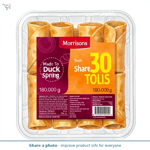 Morrisons Made To Share Duck Spring Rolls