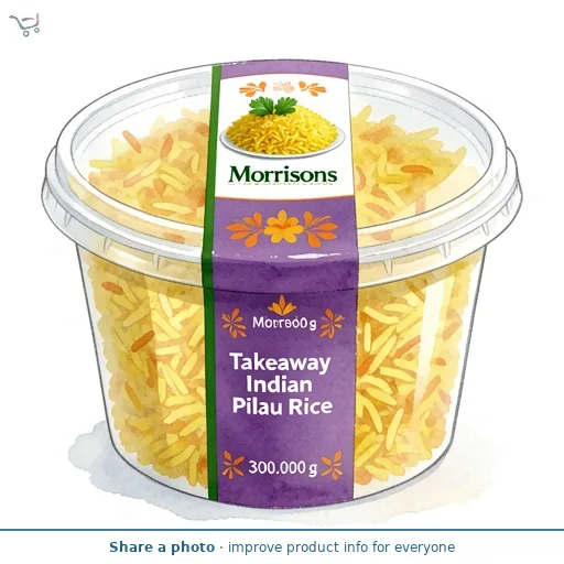 Morrisons Takeaway Indian Pilau Rice