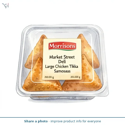 Market Street Deli Large Chicken Tikka Samosas