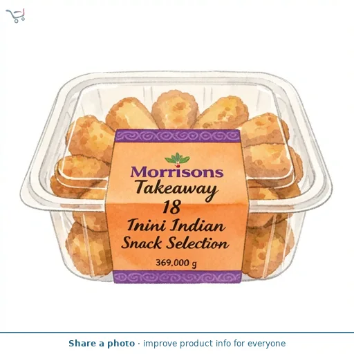Morrisons Indian Takeaway 18 Mini Indian Snack Selection