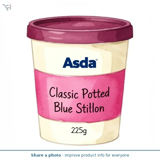 Asda Classic Potted Blue Stilton 225g