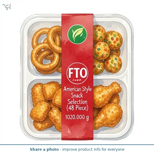 American Style Snack Selection (48 Piece)   FTO