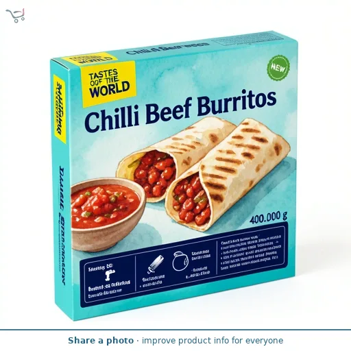 Morrisons Chilli Beef Burritos 