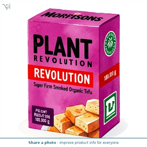 Morrisons Plant Revolution Super Firm Smoked Organic Tofu 
