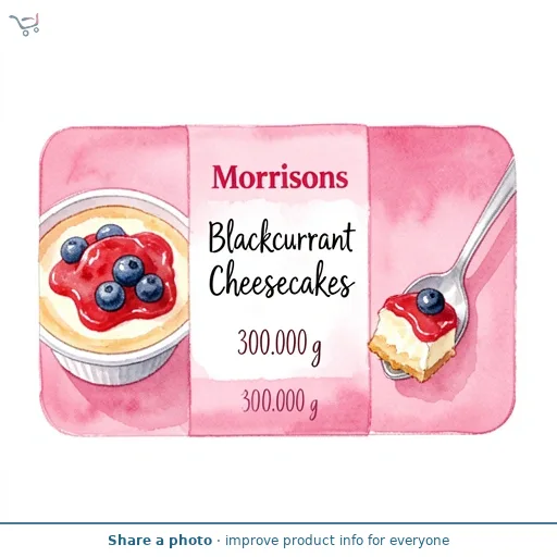 Morrisons Blackcurrant Cheesecakes 
