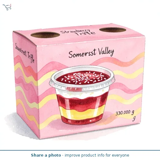 Somerset Valley Strawberry Trifle 3 x 110g