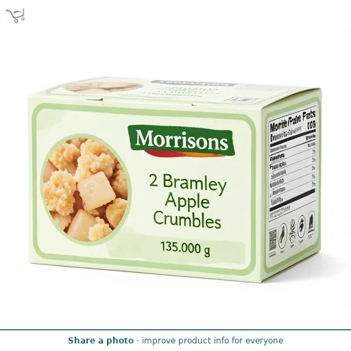 Morrisons 2 Bramley Apple Crumbles