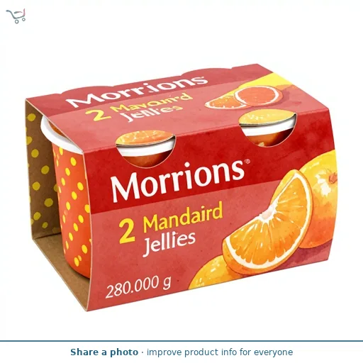 Morrisons 2 Mandarin Flavoured Jellies
