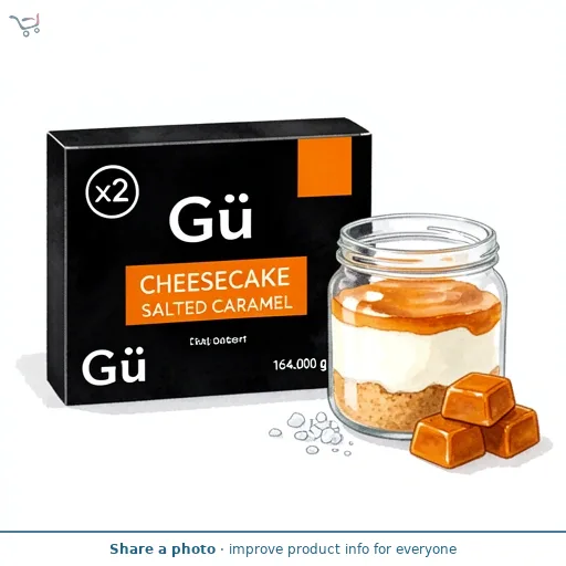 Gü Salted Caramel Cheesecake Dessert 2x82g