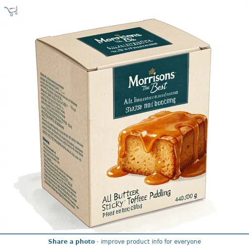 Morrisons The Best All Butter Sticky Toffee Pudding 440g