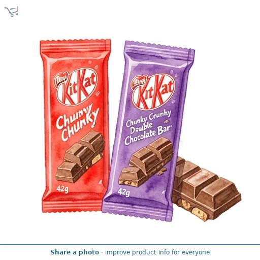 KitKat Chunky Crunchy Double Chocolate Bar 42g