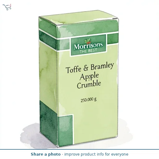 Morrisons The Best Toffee & Bramley Apple Crumble 250g