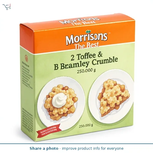 Morrisons The Best 2 Toffee & Bramley Apple Crumble 250g