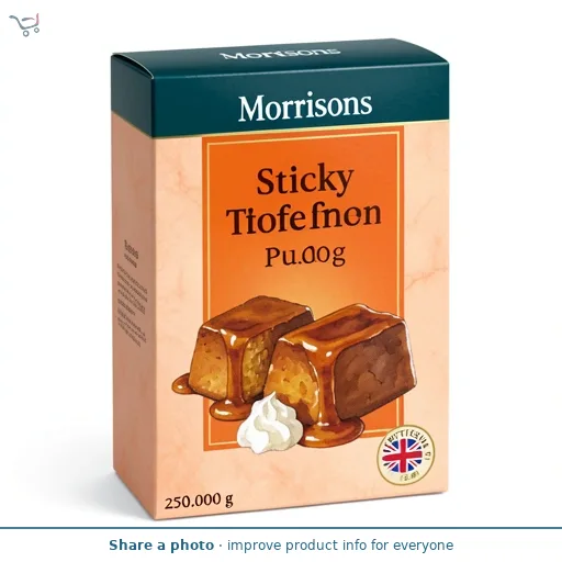 Morrisons Sticky Toffee Pudding 